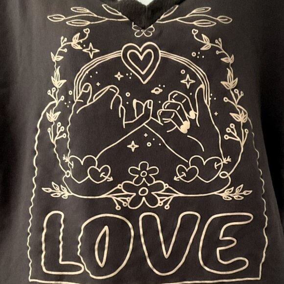 THREE BIRD NEST FORAL LOVE TOP - Picture 4 of 12